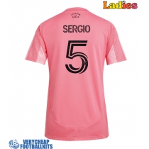 Inter Miami Sergio Busquets #5 Replica Home Shirt Ladies 2025-26 Short Sleeve